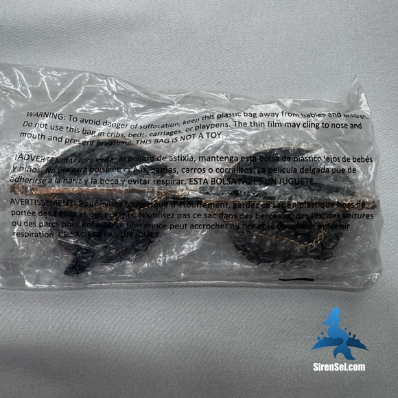 1194 NWT PrettyLittleThing Daingly Chain Roundframe Sunglasses - Picture 6 of 9